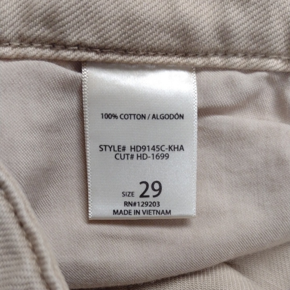 Hidden Women Khaki Cropped Wide-Leg Jeans Size 29 - Picture 7 of 15